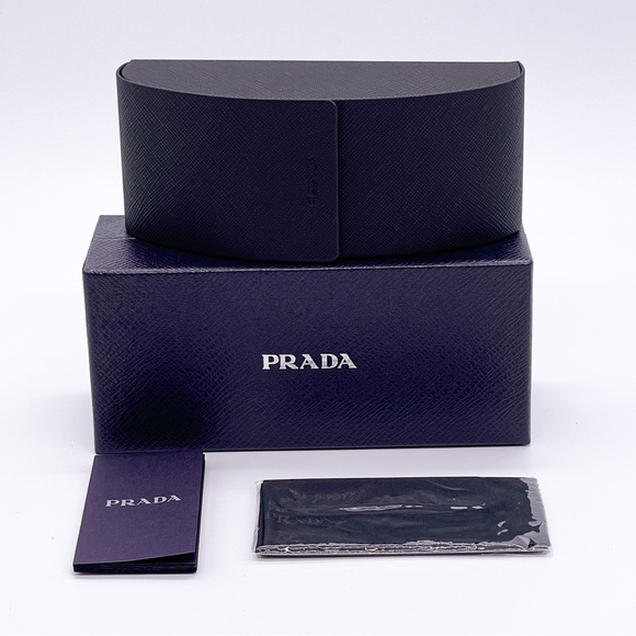 NEW PR06YS 09Q5S0 PRADA UNISEX SUNGLASSES PRADA SPR 06Y BLACK EYEWEAR PR 06YS - Picture 11 of 11